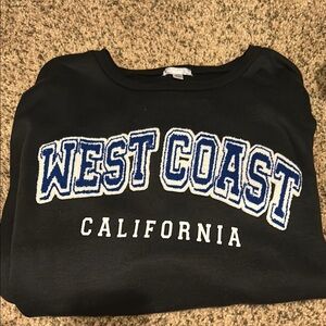 Black 'West Coast California' Sweatshirt